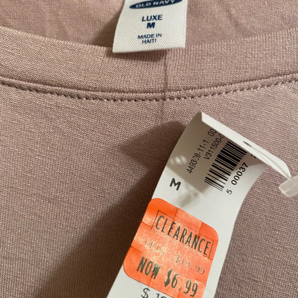 NWT Old Navy Luxe Long Sleeve Shirt
